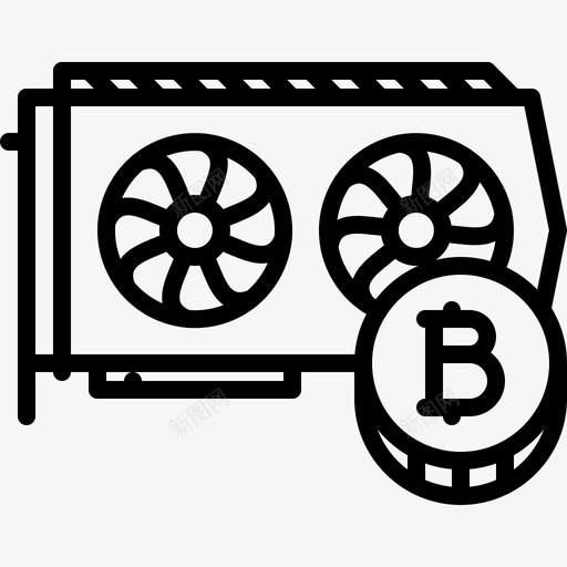 视频卡区块链线性图标svg_新图网 https://ixintu.com 区块链 线性 视频卡