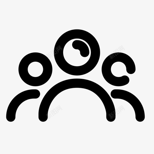 用户子公司公司图标svg_新图网 https://ixintu.com 个人 公司 子公司 混合4粗体差距 用户 组