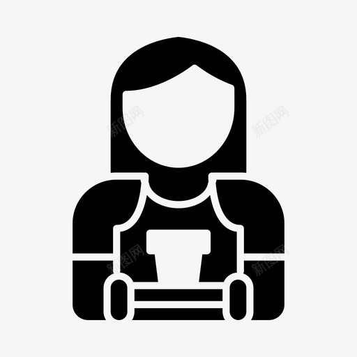 服务员阿凡达咖啡厅图标svg_新图网 https://ixintu.com 咖啡厅 服务员 阿凡达 食物 餐厅 饮料
