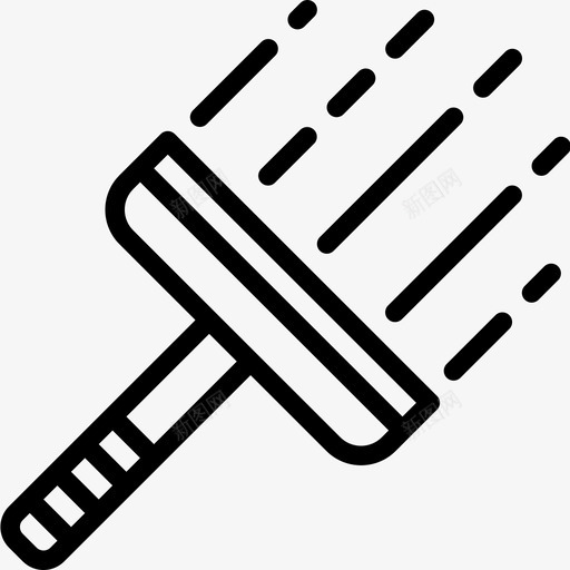 刮水器清洁48线性图标svg_新图网 https://ixintu.com 刮水器 清洁48 线性