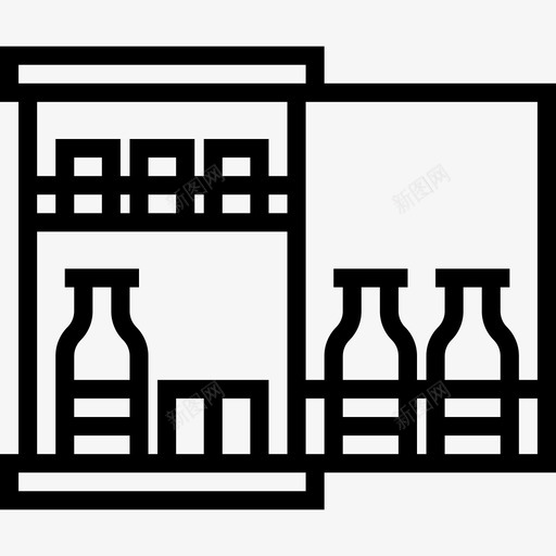 迷你吧酒店和水疗中心线性图标svg_新图网 https://ixintu.com 线性 迷你吧 酒店和水疗中心