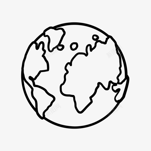 地球全球国际图标svg_新图网 https://ixintu.com 世界 全球 国际 地球 空间 等轴测信息图 行星