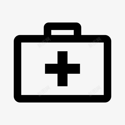 急救包急救箱图标svg_新图网 https://ixintu.com 包 急救 急救箱 用户界面