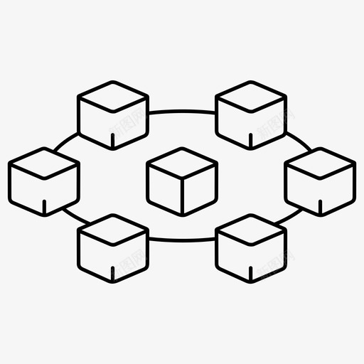 一个软件开发包框架sdk图标svg_新图网 https://ixintu.com sdk 一个软件开发包 工具 开发平台 框架 集
