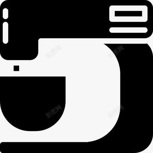 搅拌机家用电气设备4填充图标svg_新图网 https://ixintu.com 填充 家用电气设备4 搅拌机