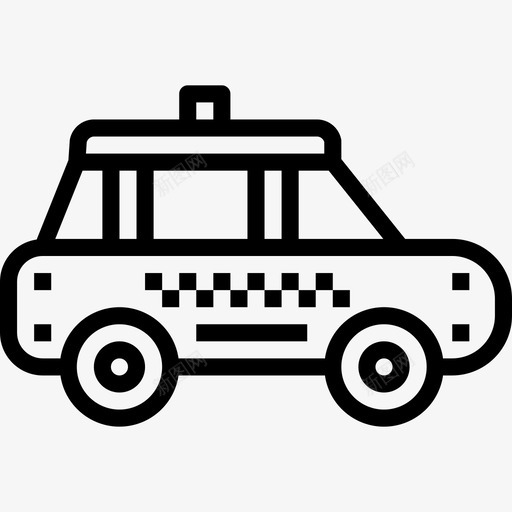 出租车旅行120直达图标svg_新图网 https://ixintu.com 出租车 旅行120 直达