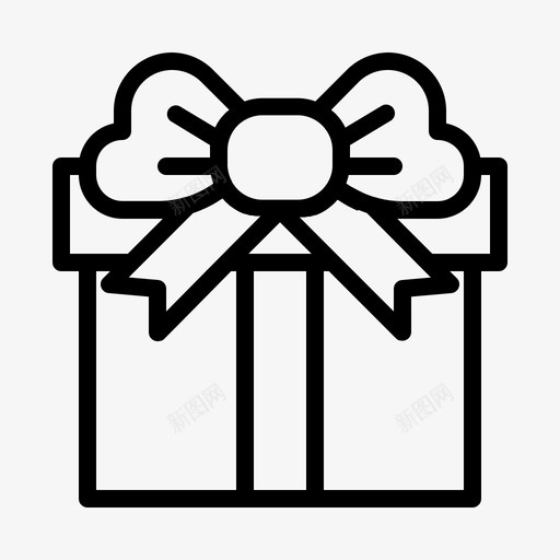 礼品盒爱情礼物图标svg_新图网 https://ixintu.com 情人节 惊喜 爱情 礼品盒 礼物