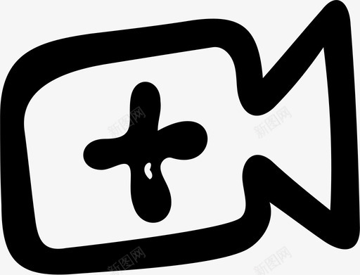 添加视频胶片手绘图标svg_新图网 https://ixintu.com 媒体 手绘 添加视频 网络和用户界面 胶片