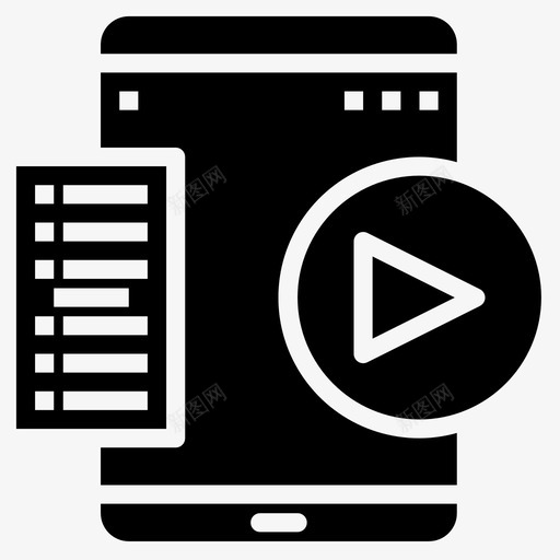 音乐播放器平板电脑应用程序4填充图标svg_新图网 https://ixintu.com 填充 平板电脑应用程序4 音乐播放器