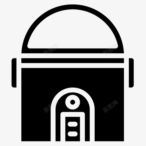 电炸锅家用电器11填充图标svg_新图网 https://ixintu.com 填充 家用电器11 电炸锅
