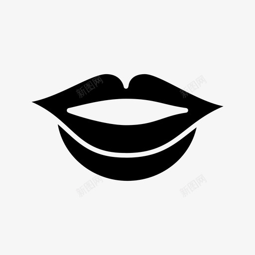 嘴唇嘴巴妇女节图标svg_新图网 https://ixintu.com 嘴唇 嘴巴 妇女节
