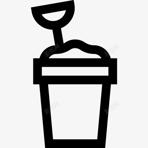 夏季水桶夏季假期22图标svg_新图网 https://ixintu.com 夏季假期22 夏季水桶