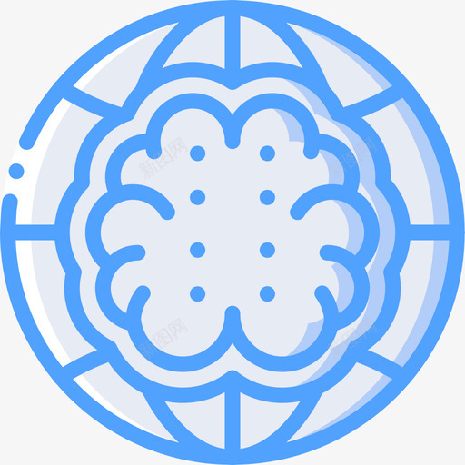 网络人工智能21蓝色图标svg_新图网 https://ixintu.com 人工智能21 网络 蓝色