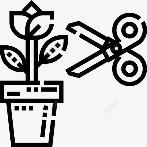 花爱好自由时间8线性图标svg_新图网 https://ixintu.com 爱好自由时间8 线性 花