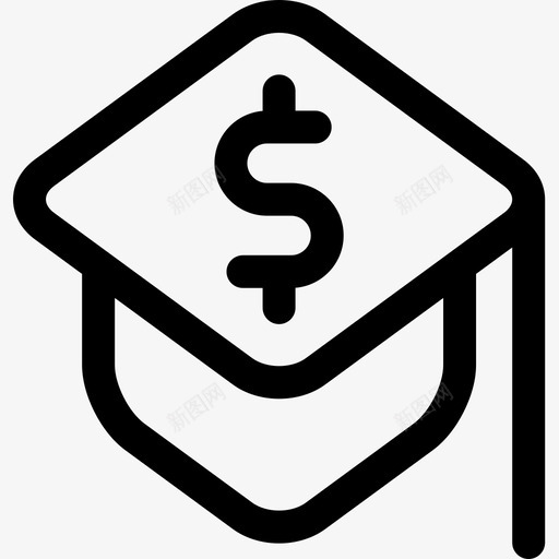 Mortarboard21大学直系图标svg_新图网 https://ixintu.com 21大学 Mortarboard 直系