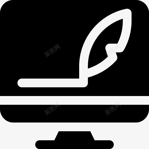 计算机文案4填充图标svg_新图网 https://ixintu.com 填充 文案4 计算机