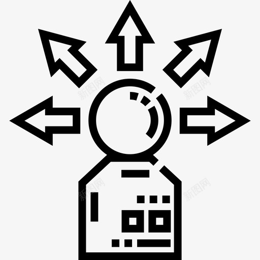 用户思维20线性图标svg_新图网 https://ixintu.com 用户 线性 设计思维20