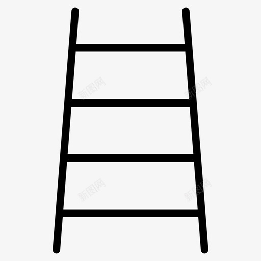 梯子建筑构造图标svg_新图网 https://ixintu.com 向上 在建图示符图标 建筑 构造 梯子 楼梯