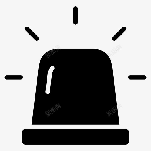 紧急情况警报应急图标svg_新图网 https://ixintu.com 在建标志符号 应急 紧急情况 警报