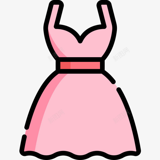 服装电子商务72线性颜色图标svg_新图网 https://ixintu.com 服装 电子商务72 线性颜色