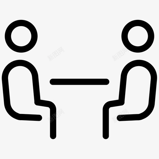 面试会议讨论图标svg_新图网 https://ixintu.com 业务2大纲 会议 团队合作 讨论 面试