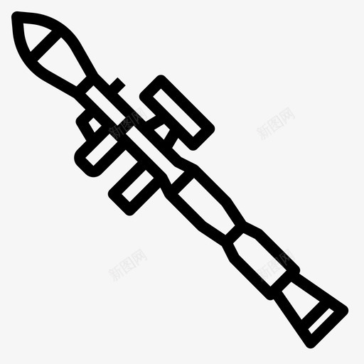 火箭筒军队手榴弹图标svg_新图网 https://ixintu.com 军事大纲 军队 发射器 手榴弹 手榴弹卡通矢量素材 武器 火箭筒