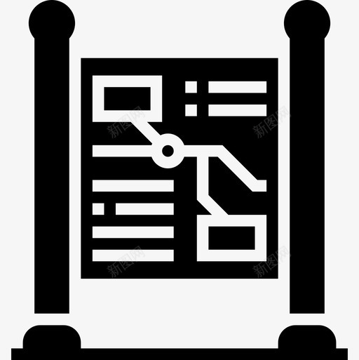 信号铁路16字形图标svg_新图网 https://ixintu.com 信号 字形 铁路16
