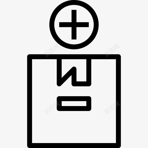 包装交付49线性图标svg_新图网 https://ixintu.com 交付49 包装 线性