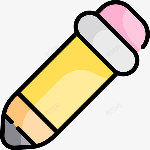 铅笔用户界面37线颜色图标svg_新图网 https://ixintu.com 用户界面37 线颜色 铅笔