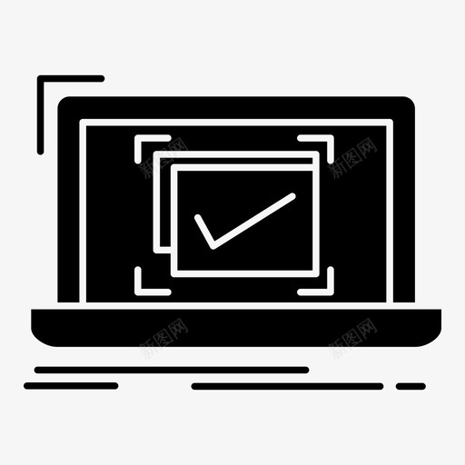 系统检查检查表良好图标svg_新图网 https://ixintu.com 数据管理和数据组织 检查表 正常 监控 系统检查 良好
