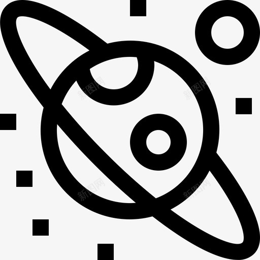 土星学校和教育4直系图标svg_新图网 https://ixintu.com 土星 学校和教育4 直系