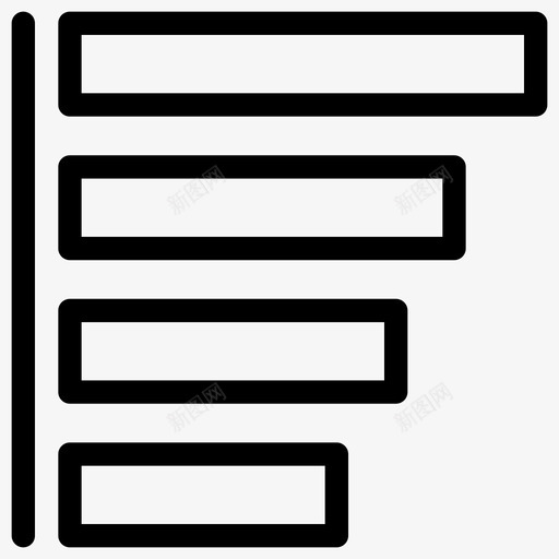 柱状图数据分析和统计图标svg_新图网 https://ixintu.com 数据分析和统计 柱状图