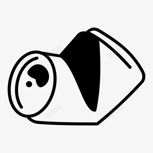 罐头啤酒饮料图标svg_新图网 https://ixintu.com 二手罐 啤酒 汽水 罐头 苏打水 饮料