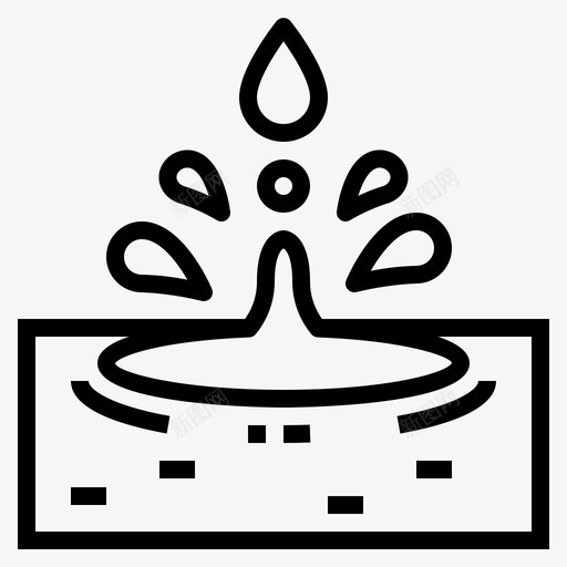 水滴液体形状图标svg_新图网 https://ixintu.com 形状 水滴 水滴型 液体 雨滴