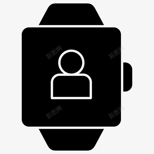 智能手表用户头像智能手表字形图标svg_新图网 https://ixintu.com 头像 智能手表字形图标 智能手表用户