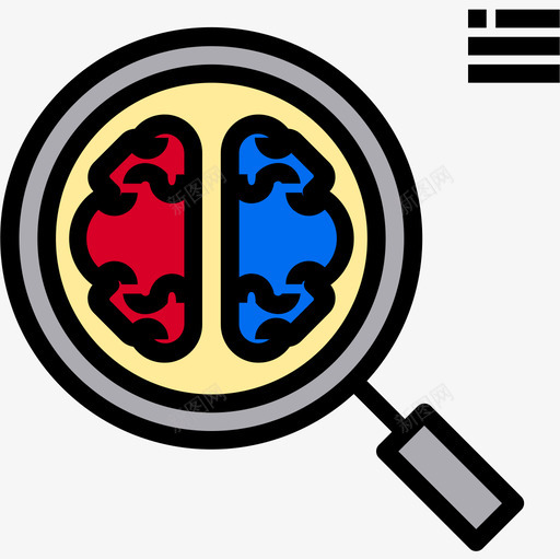 大脑商业247线性颜色图标svg_新图网 https://ixintu.com 商业247 大脑 线性颜色