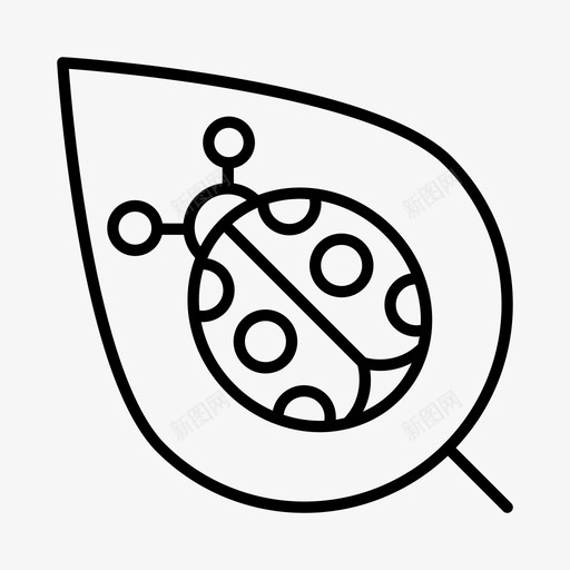 虫子地球科学生态系统图标svg_新图网 https://ixintu.com 地球科学 地理 生态系统 社会研究 虫子