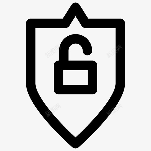开放保护不保护计算机和网络设备图标svg_新图网 https://ixintu.com 不保护 开放保护 计算机和网络设备