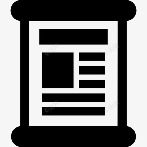 海报易拉宝svg_新图网 https://ixintu.com 海报易拉宝