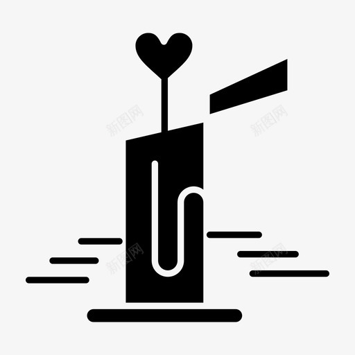 爱蜡烛心情人节图标svg_新图网 https://ixintu.com 婚礼 心 情人节 情人节免费矢量图标 爱蜡烛