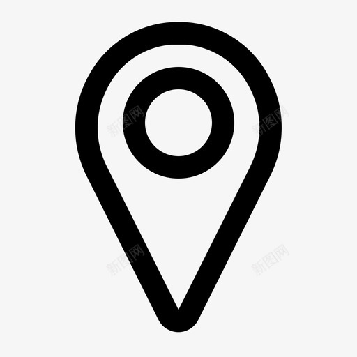 地图应用程序位置图标svg_新图网 https://ixintu.com web 位置 地图 应用程序 用户界面