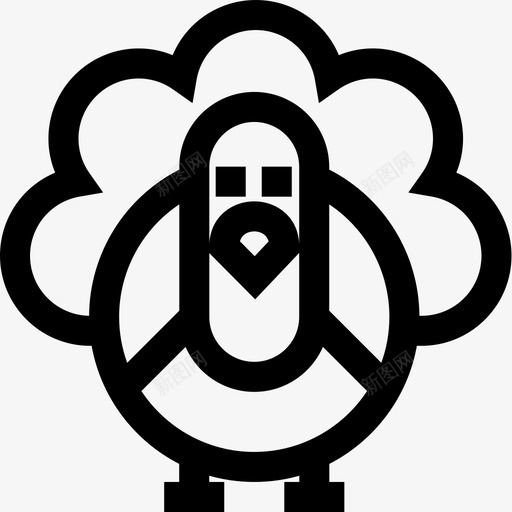 火鸡秋季自然6直系图标svg_新图网 https://ixintu.com 火鸡 直系 秋季自然6