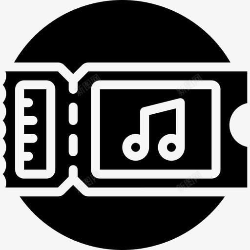 门票节日4填充图标svg_新图网 https://ixintu.com 填充 节日4 门票