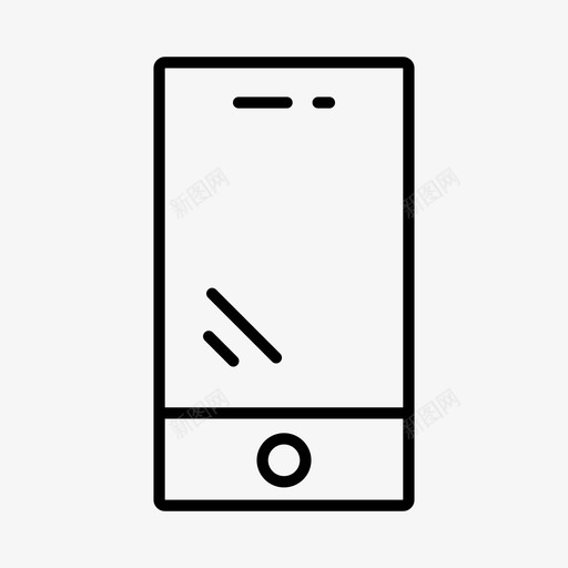 电话设备数字屏幕图标svg_新图网 https://ixintu.com 技术 数字屏幕 电子产品 电话 移动设备 设备