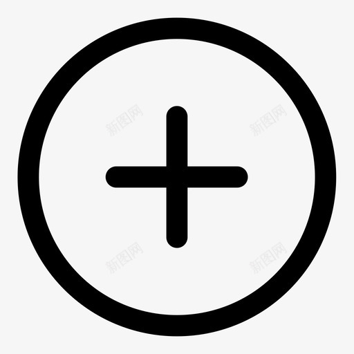 添加按钮界面更多图标svg_新图网 https://ixintu.com 加上 医学1粗体 更多 添加按钮 界面