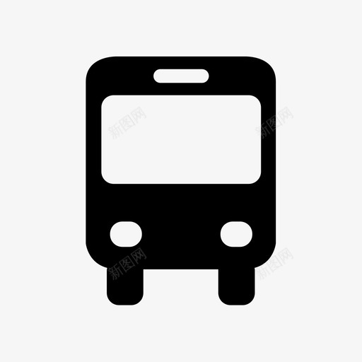 公共汽车旅游交通图标svg_新图网 https://ixintu.com 交通 公共汽车 旅游 车辆 运输