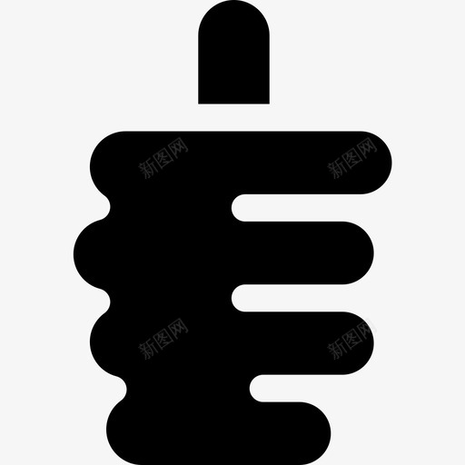 大拇指向上动力8充满图标svg_新图网 https://ixintu.com 充满 动力8 大拇指向上