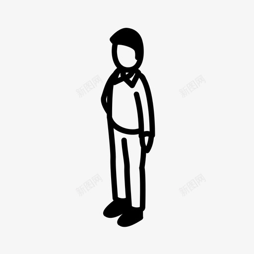 男人站起来模特站着图标svg_新图网 https://ixintu.com 模特 男人站起来 站着 站起来 等距信息图