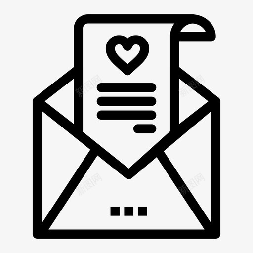 情书求婚情人节图标svg_新图网 https://ixintu.com 情书 情人节 情人节免费矢量图标 求婚 结婚卡