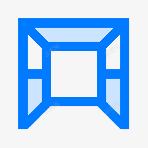 Vr眼镜Vr4蓝色图标svg_新图网 https://ixintu.com Vr4 Vr眼镜 蓝色